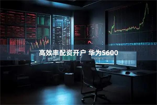 高效率配资开户 华为S600